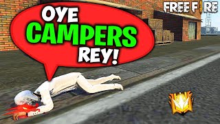 Showing Emote to Pubg PlayersCAMPERS in Free Fire  Software Update of Campers [upl. by Nnylyar443]