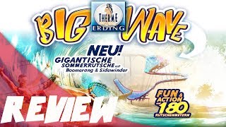 REVIEW NIEUWE GLIJBAAN BIG WAVE  GALAXY ERDING [upl. by Wolpert]