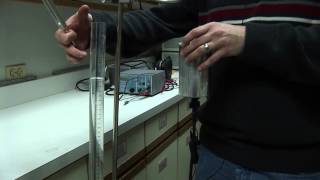 Resonance tube demonstration [upl. by Dulcea344]