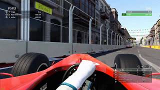 F1 2017 Onboard  Cockpit View  Baku City Circuit  Azerbaijan  2004 Ferrari F2004  Multiplayer [upl. by Adneram]