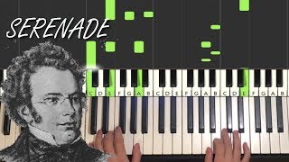 Schubert  Serenade Piano Tutorial Lesson [upl. by Imot486]