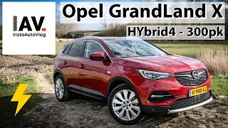 Review  Opel GrandLand X HYbrid4  Zuinige en gewichtige krachtpatser [upl. by Waterer273]