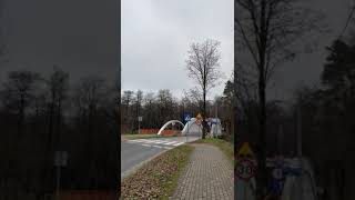 Przejazd osp strzybnica do drzewa nad liniami energetycznymi dlaciebie viralvideo fire [upl. by Allayne793]