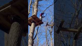 Zipline with me zipline spiderman adventure travelvlog outdooradventure learning shorts [upl. by Aytac198]