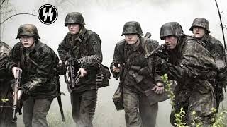 Teufelslied  Waffen SS Marching Song [upl. by Esinej]