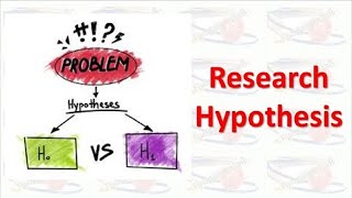 Research hypothesis amp types  Null vs Alternate amp Directional vs Non directional nutrition [upl. by Acirehs955]