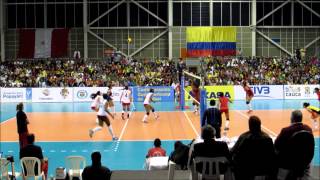 Colombia vs Perú Sudamericano de voleibol Sub 22 Popayán ¡Colombia clasifica al mundial [upl. by Hamlin681]