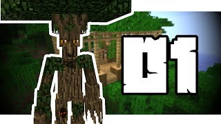 GIANT TREE MONSTER  Modded Minecraft Ep1 [upl. by Ainyt526]