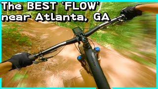 The best flow trail near Atlanta  Mountain Biking at Olde Rope Mill Park [upl. by Michele260]