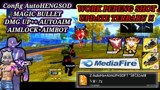 CHEAT AUTO HEADSHOOT 😱  AIMBOT  AIMLOCK  MAGIC BULLET  FREE FIRE MAX amp ORI  LINK MEDIAFIRE [upl. by Lehplar201]