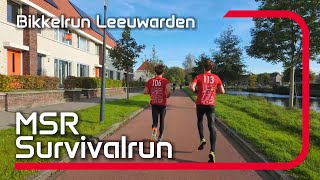 Survivalrun Leeuwarden 2024 MSR  podium op Bikkelrun [upl. by Adnolat]