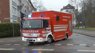 Pressluft Gerätewagen Atemschutz GW A Berufsfeuerwehr Bremen Wache 1 [upl. by Wolpert]