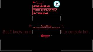 James Ingram  Theres No Easy Way Karaoke Version shortvideo shorts karaoke music foryou [upl. by Nennek790]