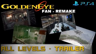 GoldenEye FanRemake ALL LEVELSTRAILER [upl. by Ahsilif]