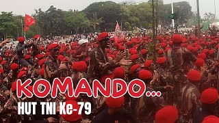 KOMANDO Yel Yel KOPASSUS Paling Garang  Dirgahayu TNI ke 79 [upl. by Durham]