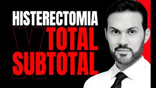 Qual a diferença entre HISTERECTOMIA TOTAL E SUBTOTAL  Dr André Vinícius [upl. by Ettennat]