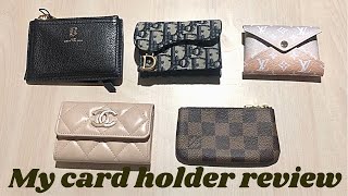 My card holder review How many cards fit on each card holder hows the design [upl. by Anead]