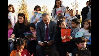 Millet Bahçesinde kitap okuma etkinliği [upl. by Edgerton359]