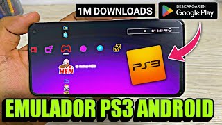 PROBÉ el EMULADOR PS3 de ANDROID con 1 MILLÓN de DESCARGAS😳 [upl. by Nichy]