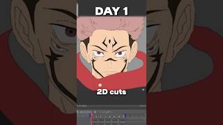 I Worked Like A MAPPA Animator For 72 Hours shorts anime mappa jujutsukaisen gojo sukuna [upl. by Maclay]