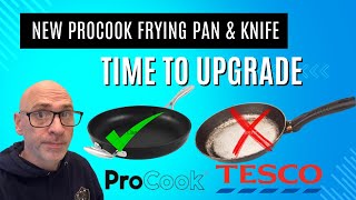 Upgrade from Tesco to ProCook Frying Pan and Steak Knife  UK Carnivore [upl. by Notlit]