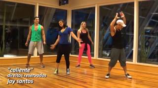 Zumba Revolution  Coreografia  Caliente [upl. by Necyrb442]