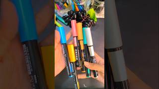 Acrylic metallic marker unboxing  Acrylic marker  Acrylic color pen  shorts acrylicmarkers [upl. by Grishilda]