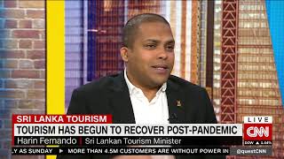 Sri Lankan Tourism Minister Tourism industry is recovering well [upl. by Notlrahc884]