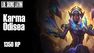 Karma Odisea  Nueva Skin  Lol Skins  Español Latino  League of Legends [upl. by Ardnait]