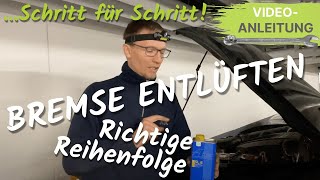 ⏰ Echtzeit ✅ richtige Reihenfolge Schritt für Schritt 🚙 Bremse entlüften am Mitsubishi Pajero [upl. by Nalo]