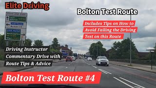 Real Bolton Test Route  Driving Test  Common Test Fails amp Tips on How to Pass the Driving Test UK [upl. by Ggerg]