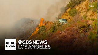 Bridge Fire swells to 800 acres in Angeles National Forest [upl. by Naved]