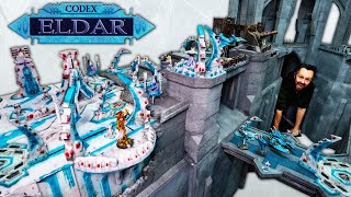 I made an ELDAR CRAFTWORLD to invade the Imperial Palace on Terra Warhammer 40k Scenery [upl. by Weinrich742]