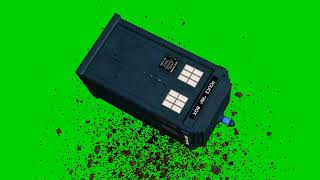 TARDIS Crash Landing Greenscreen [upl. by Terris693]