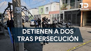 Detienen a dos personas tras una persecución en Zapopan [upl. by Musette]