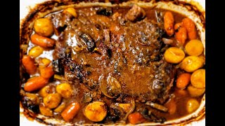 OLE SCHOOL OVEN BAKED CHUCK ROAST [upl. by Esoryram440]