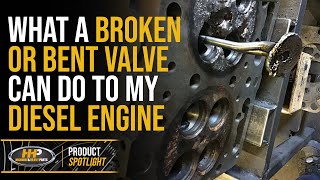 What Broken or Bent Valves do to my Diesel Engine Symptoms No Start Popping Sound Bad Turbo [upl. by Ainosal]