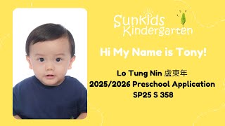 Tony Lo Interview Video  Sunkids Kindergarten [upl. by Rhodia698]