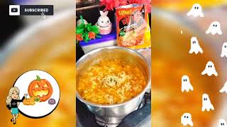 spiciest Korean Ramen  spicy Maggi reciperamenreview mostlytasty [upl. by Lamson]