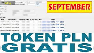 Cara Mendapatkan Token PLN Gratis SEPTEMBER 2020 [upl. by Narad]