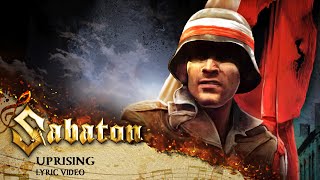 SABATON  Uprising Official Lyric Video [upl. by Laven718]