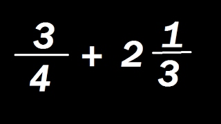 Suma De Una Fracción Impropia Con Una Fracción Mixta [upl. by Franz]