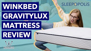 WinkBeds GravityLux Mattress Review  Firm Memory Foam [upl. by Stelmach]