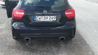 Mercedes A Klasse a180 AMG Sound Sportauspuff Supersprint [upl. by Cohleen]