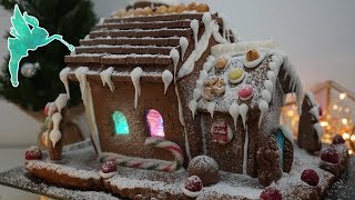 Lebkuchenhaus 20 Haus aus Lebkuchen selber machen  Lebkuchenhaus Tutorial  Kuchenfee [upl. by Nytsirk]