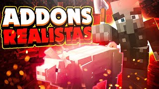 Los 10 MEJORES ADDONS REALISTAS Para Minecraft Pe 118 [upl. by Yevreh379]