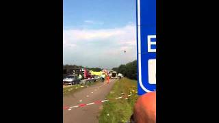 Ongeval A2 Maarheeze 2862011 [upl. by Nyrahs]