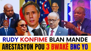 CPT kraze Rudy Sanon Konfime Blan Retire 3 Bwakè BNC yo Gerald Gilles nan Touye Militan vre [upl. by Burdett]