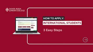 SRJC International Admissions  How to Apply [upl. by Aneles]