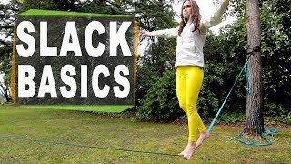 How to slackline for beginners [upl. by Christine579]